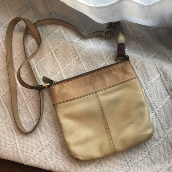 TWO LEATHER FOSSIL SWING-PACKS CROSSBODY BAGS - Picture 4 of 7